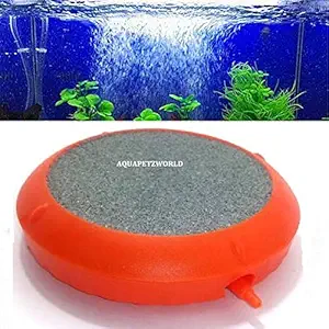 AQUAPETZWORLD Air Oxygen Bubble Disk Air Stone Aerator for Aquarium Fish Tank Pond Oxygen Pump (Large : Diameter 11.5cm)