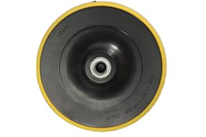 MiJunHD M14 Thread Hook and Loop Backing Pad, 6inch/150mm Self-adhesive Sanding Disc Backing Pad Angle Grinder Polisher Backer Plate for Polishing Sanding Buffing (1 Piece)