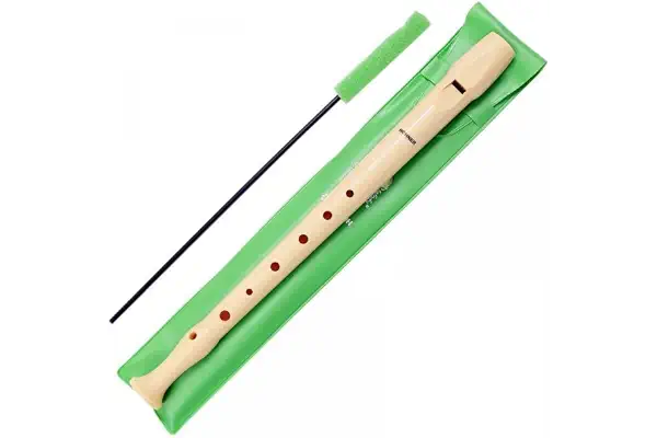Hohner Flauta hohner 9508 color marfil funda verde