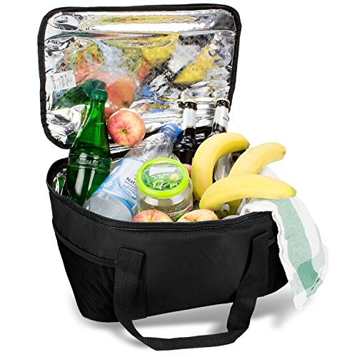 Praktische, leichte Kühltasche mit großem Hauptfach und 2-Wege Reißverschluss - 5