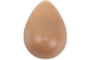 Vollence B+ Cup Une Seule Pièce de Prothèse Mammaire en Silicone en Forme de Goutte d'eau pour Prothèse de Mastectomie Crossdresser Travesti Drag Queen Cosplay CD