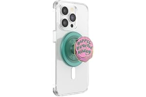 PopSockets Okrągły uchwyt do telefonu kompatybilny z MagSafe, pierścień adaptera w zestawie, uchwyt na telefon, kompatybilny z bezprzewodowym ładowaniem, Harry Potter - Happy Birthday Harry