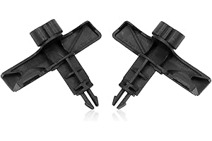 GNXfixt Meccanismo di bloccaggio del cofano per Smart Fortwo 451 2008-2012 Set di 2 meccanismi di bloccaggio del cofano del motore 4517570301C22A 4517570401C22A