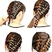 Teenxful 2 Pieces Plastic Magic French Hair Styling Clip Hair Braid Twist Styling Holder DIY Tool Accessories