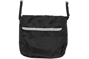 WCHIUOE Sac de transport manuel pour fauteuil roulant électrique ou électrique Accessoires de rangement pour sac à dos pour fauteuil roulant Pack d'accessoires pour vos appareils de mobilité(Noir)