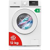 Nilson Washing Machine 12 kg Front Load White NL12400AIDV. 1950W, 1400rpm, Inverter Motor, 16 Programs, Stop&amp;Go Function, Ene