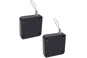 JIMKLPY Jimkply - Lot de 2 ferme-portes automatiques sans perçage - Installation facile - Corde de traction réglable - Pour tous les types de portes (500 N)