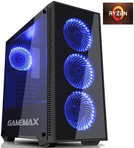 Discountedpcs Gaming PC - Intel i5 4460 Quad Core 3.40GHz, GTX 960 4GB GDDR5, 16GB Corsair DDR3 1600MHz RAM, 1TB Hard Drive, Gigabyte H81M-S2H, GameMax Falcon Red Case, 300mbps WiFi, Win 10 Home,Modular psu