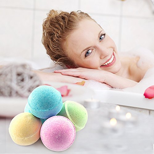Outus Kunststoff Bad Bomben Form für DIY Handwerk und Weihnachtskugel-Verzierungen, 4 Größe 20 Set - 2