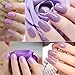 CLAVUZ Gel Nail Polish Sets 6pcs UV Led Soak Off Nail Lacquer Kits
