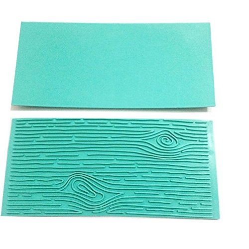 2/Set Textur Silikon Form, Baum Rinde + Brick Wall Muster Silikon Backmatte Fondant Kuchen dekorieren Tools Bakeware Pad geprägt Backform Küche Supplies - 4