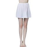 BEAUTELICATE Sottogonna Donna Corta Lunge Sottoveste Mezza Gonna per Donna Gonna Nero Avorio Bianco Blu Scuro Nudo