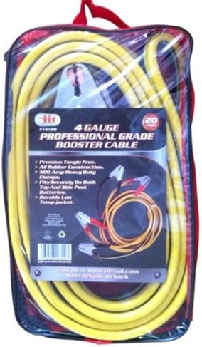 JMK-IIT 16720 20" 4 Gauge Professional Grade Booster Cable