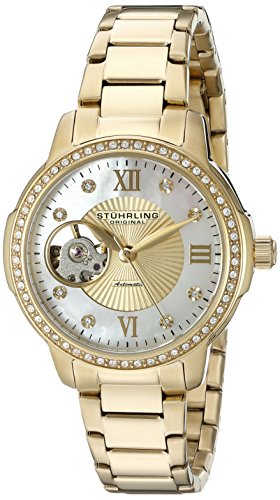 Stuhrling Original 491.04 Damen-Armbanduhr Analog Automatik Edelstahl