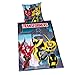 Produktbild Herding 4403046027 Bettwäsche-Set Transformers -Rid, Baumwolle, Bunt, 200 x 140 cm