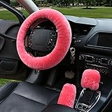 ✔ Dekorativ-Stil bringt lebendige & warme Farben in Ihr Auto; Die Lenkradhüllen Leder bietet den Anwendern ein äusserst Komfortables Fahrvergnügen, gleichzeitig bietet der Lenkrad Bezug eine optische Aufwertung des Fahrzeuges.