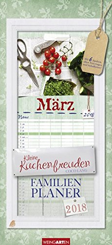 Familienplaner Kleine Küchenfreuden - Kalender 2018
