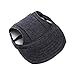 Produktbild UEETEK Haustier Hund Baseball Sport Cap-Oxford-Gewebe mit Ohr-Löcher für kleine Hunde - Größe S (schwärzlich)