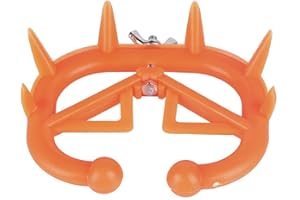 AUNMAS 6 Pcs Anneaux Sevrage Veaux, Vache Nez Anneau Ferme Animal Sevré en Plastique Cercle de Nez en Plastique équipement de sevrage De Sevrage pour Veau Veau Bovins
