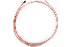 FDIT Tubi di rame, diametro esterno 6 mm x diametro interno 4,8 mm x tubo di refrigerazione 6,56 piedi, tubo di rame a spirale morbida per condizionatore d'aria (C1100 T2)