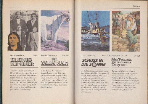 Download Elenis Kinder - Lawrence, Ron D: Der weisse Puma - Llewellyn, Sam: Schuss in die Sonne - Gilman, Dorothy: Mrs. Pollifax und der tanzende Derwisch Download Elenis Kinder - Lawrence, Ron D: Der weisse Puma - Llewellyn, Sam: Schuss in die Sonne - Gilman, Dorothy: Mrs. Pollifax und der tanzende Derwisch