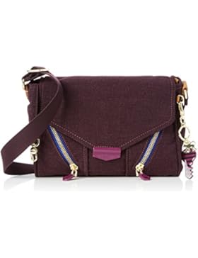 Kipling Damen Ready Now Umhängetasche, Mehrfarbig (Aubergenious), 27.5x21x0.1 cm