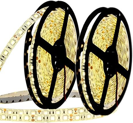 SKKMALL 1PCS 10M(2x5M) 72W 300LED 5050SMD NO-Waterproof Warm White CooL White Blue WhiteLight Normal Brightness Flexible LED Light Bar Strip ( DC 12V) ( Color : Cool White )