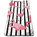 Produktbild ewtretr Luxus Handtücher, Flamingo Watercolor Microfiber Lightweight Soft Fast Drying for Gym Beach Travel Fitness Exercise Yoga