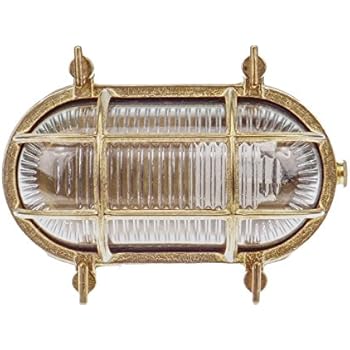 Terres Applique murale d'extérieur intérieur, Lampe en laiton rétro