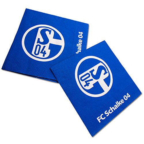 Preisvergleich Produktbild FC SCHALKE 04 Servietten 20 stk 33x33cm "NEU" [Misc.]