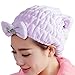 Outgeek Hair Towel Cute Bowknot Microfiber Hair Dry Towel Wrap Hat