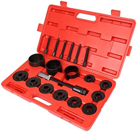 Ambience Universal 19pc Front Wheel Drive Cars Bearing Puller Hub Removal Installation Tool Kit Set 2-3/16" to 3-19/32" Drift Size FWD
