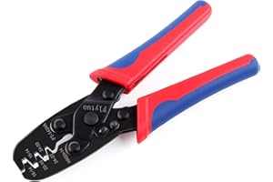 Flytuo 1424A Molex Crimper, Open Barrel Terminal Crimp Tool for Molex Style Crimp Terminals 24-14 AWG