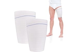 HANSILK Catheter Leg Bag Holder 2 Pcs Convenient Washable Reusable Elastane Stitched Wrapped Urine Bag Designed for The Incontinent M