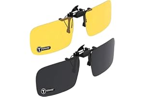 TERAISE Lunettes De Soleil Polarisées Clip Lunettes Anti - Éblouissement Uv400 Pour Hommes Femmes Conduite Voyage Outdoor Sports