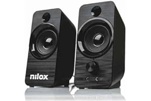 ALTAVOZ PC NILOX 6W NEGRO