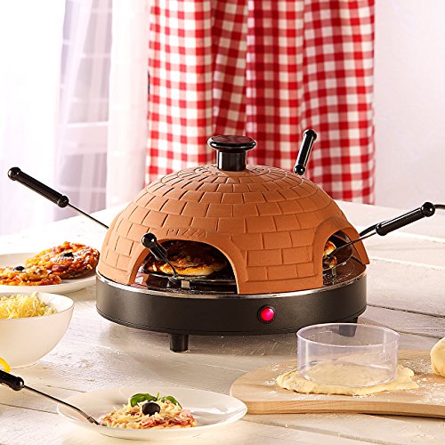 Cucina di Modena Pizzaofen mit echter Terrakotta-Haube für 4 Personen - 2