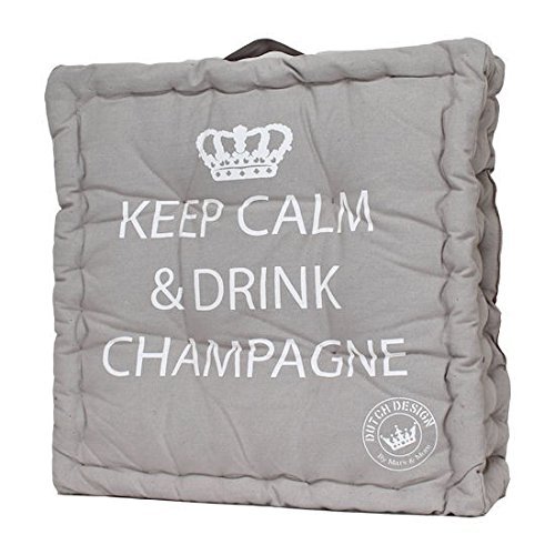 keep calm cushion cement 40x40cm