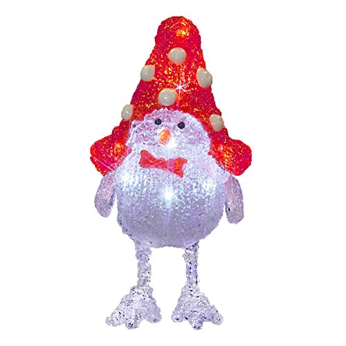 Noma-Pettirosso in acrilico, 10 LED: batteria con Timer centimetro 2214016: 20