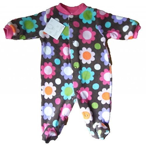 Baby Fleece Sleepsuit All in One Onesie Gorgeus design sizes Newborn up to 6-9 months