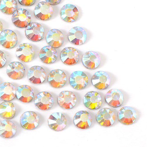 1400 Hotfix Kristall AB Strass Steine Strasssteine Glitzersteine Set SS10 - 3