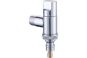 RANRAO Waschmaschinen-Wasserhahn, Messing-Wasserstopp-Schnellöffnungs-Winkelventil, Absperrventil, Winkelabsperrventil für Badezimmer/Küche/WC-Ventil