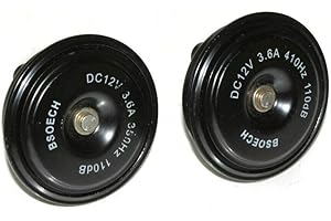 BOLOROMO Car Twin Dual Double Electric Tone Air Horns 12v Relay