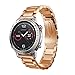 Price comparison product image squarex Exquisite Stainless Steel Bracelet Smart Watch Band Strap For Garmin Fenix Chronos (Rose Gold)
