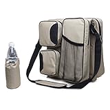 3 in 1 Konvertierbarer Diaper Bag Wickeltasche/ Reise Stubenwagen /Windel Beutel / Säuglingsbassinet / Baby Bett / Spiel Matten / Baby Ändernde Auflage, Bewegliche und Wasserdichte Ändernde Station für Ihr Reizendes Baby - 7