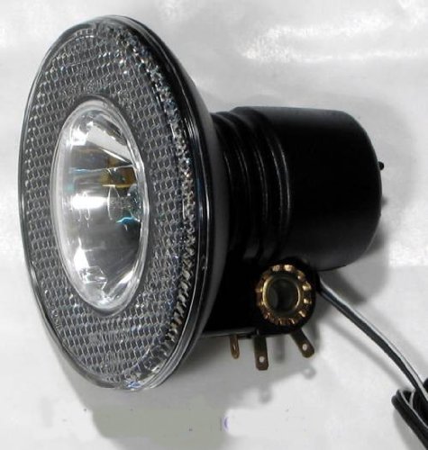 Busch+Müller Lumotec rund Halogen Scheinwerfer mit Schalter für Nabendynamo