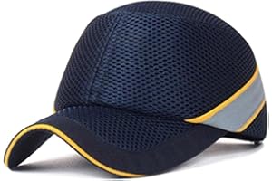 LPITOY Casquette De Sécurité Anti-Choc, Chapeau De Baseball Classique, Léger, Respirant, Protection De La Tête, Chapeau Rigide Confortable pour Hommes Et Femmes