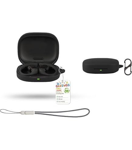 SHOKZ Clip-On Earbud Carrying Case-Black: Amazon.co.uk