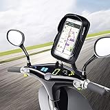 WACCET Motorrad Handyhalterung Wasserdicht Motorrad Halterung 360°drehbar mit Touch-Screen Oberrohrtasche Handytasche Fahrrad für iPhoneXS MAX/XR/X/8/7/Samsung S9/S8 bis zu 6,5' Smartphone