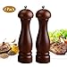 Produktbild GHEART Pfeffermühle Holz Salz und Pfeffer Mühle Set Gewürzmühle Manuelle Salz Pfeffer Streuer mit Verstellbarem Keramikmahlwerk für Restaurants und Küchen